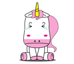 Unicorn is always single minded person. sticker #7095981
