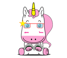 Unicorn is always single minded person. sticker #7095983