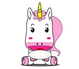 Unicorn is always single minded person. sticker #7095986