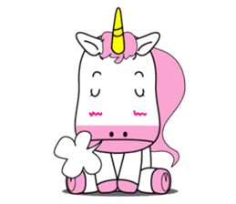 Unicorn is always single minded person. sticker #7095987