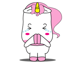 Unicorn is always single minded person. sticker #7095990