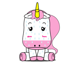 Unicorn is always single minded person. sticker #7095992