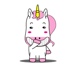 Unicorn is always single minded person. sticker #7095997