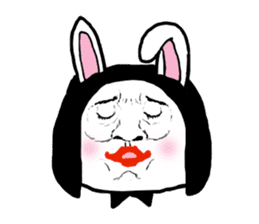 Ugly Bunny Boy sticker #7096042