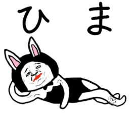 Ugly Bunny Boy sticker #7096068