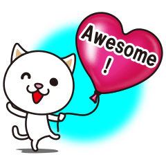 The cat and the balloons of words. EV.