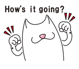 Bianco of the cat. 3 (English version.) sticker #7097842