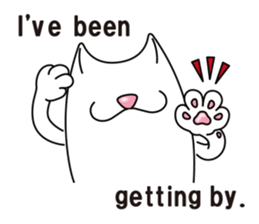 Bianco of the cat. 3 (English version.) sticker #7097847