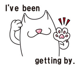 Bianco of the cat. 3 (English version.) sticker #7097847