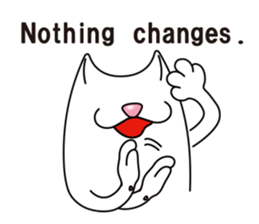 Bianco of the cat. 3 (English version.) sticker #7097851