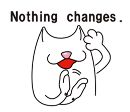 Bianco of the cat. 3 (English version.) sticker #7097851