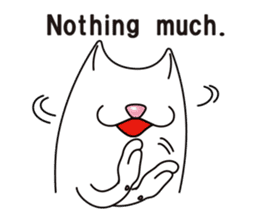 Bianco of the cat. 3 (English version.) sticker #7097852