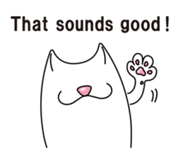 Bianco of the cat. 3 (English version.) sticker #7097862