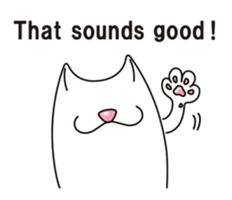 Bianco of the cat. 3 (English version.) sticker #7097862