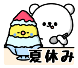 The bear genus.Holiday sticker #7097988