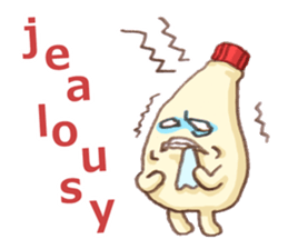 Mayonnaise and friend Sticker sticker #7098045