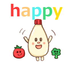 Mayonnaise and friend Sticker sticker #7098047