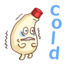 Mayonnaise and friend Sticker sticker #7098048