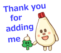 Mayonnaise and friend Sticker sticker #7098050