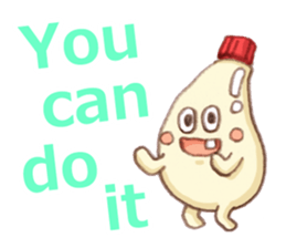 Mayonnaise and friend Sticker sticker #7098051