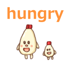 Mayonnaise and friend Sticker sticker #7098057