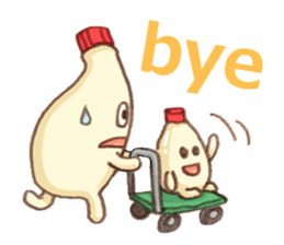 Mayonnaise and friend Sticker sticker #7098062