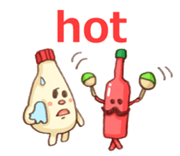 Mayonnaise and friend Sticker sticker #7098065
