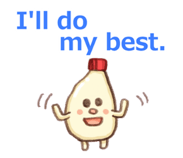 Mayonnaise and friend Sticker sticker #7098069