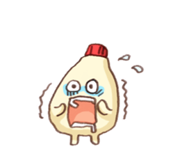 Mayonnaise and friend Sticker sticker #7098071