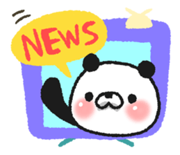 Very easy to use panda sticker #7098739