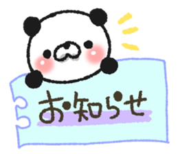 Very easy to use panda sticker #7098740