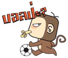 Ba Ball the monkey sticker #7098841