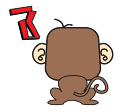 Ba Ball the monkey sticker #7098847