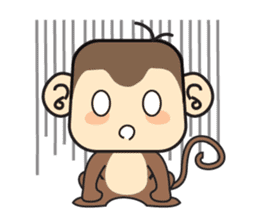 Ba Ball the monkey sticker #7098849