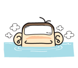 Ba Ball the monkey sticker #7098851