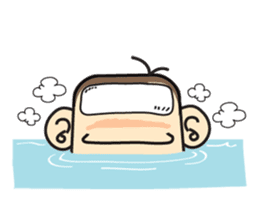 Ba Ball the monkey sticker #7098851