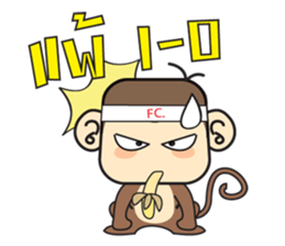 Ba Ball the monkey sticker #7098861