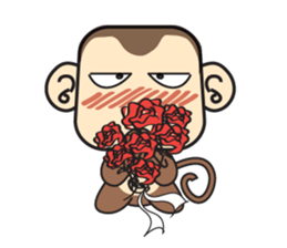 Ba Ball the monkey sticker #7098865