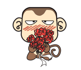 Ba Ball the monkey sticker #7098865