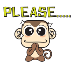 Ba Ball the monkey sticker #7098870