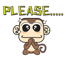 Ba Ball the monkey sticker #7098870