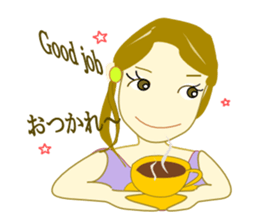 We are on good terms. sticker #7099832