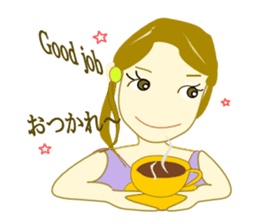 We are on good terms. sticker #7099832