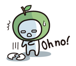 colorful and lovely apples(English) sticker #7099841