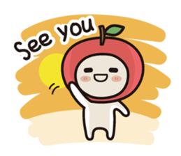 colorful and lovely apples(English) sticker #7099846