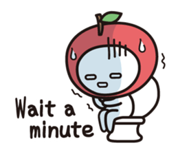 colorful and lovely apples(English) sticker #7099847