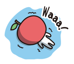 colorful and lovely apples(English) sticker #7099850