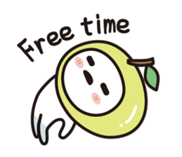 colorful and lovely apples(English) sticker #7099853