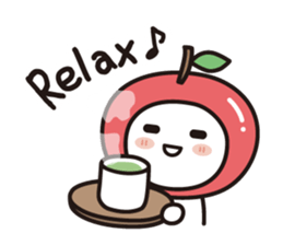 colorful and lovely apples(English) sticker #7099854