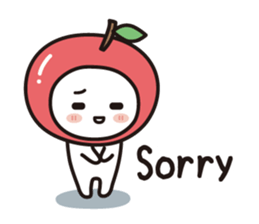 colorful and lovely apples(English) sticker #7099856